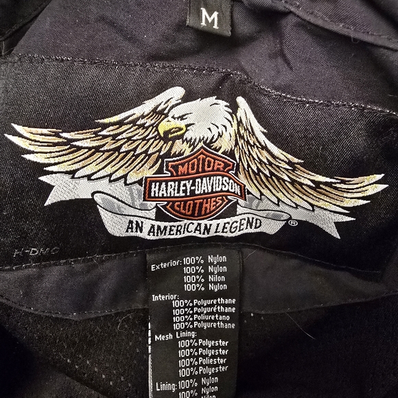 Harley-Davidson Black and Gray Jacket & Pants Set - Picture 9 of 15